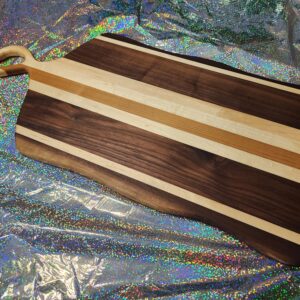 Wavy edge serving board - Walnut, Cherry, Maple