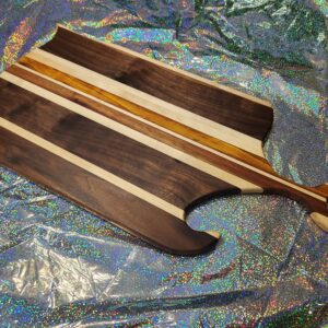 Premium Striped Charcuterie/Serving Board
